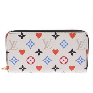 Louis Vuitton Monogram Game On Zippy Wallet Bron White Long
